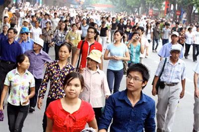 Quận Hoàn Kiếm đã tổ chức nhiều tuyến phố đi bộ