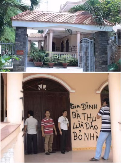 Mỗi ngày hàng chục chủ nợ bao quanh ngôi biệt thự tìm bà Thu để đòi nợ. Mỗi ngày hàng chục chủ nợ bao quanh ngôi biệt thự tìm bà Thu để đòi nợ.