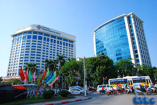 Toàn cảnh bên ngoài khách sạn Deawoo Toàn cảnh bên ngoài khách sạn Deawoo