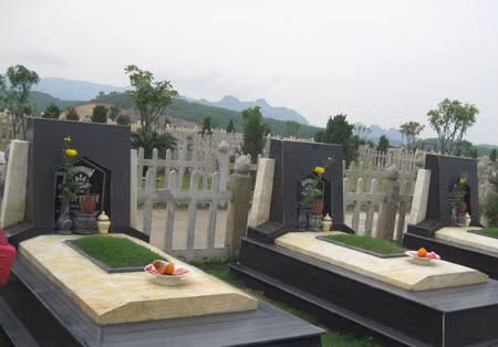 Mộ phần được thiết kế theo phong cách hiện đại nhưng vẫn mang nét văn hóa phương Đông Mộ phần được thiết kế theo phong cách hiện đại nhưng vẫn mang nét văn hóa phương Đông