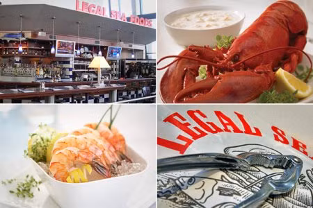 Nhà hàng Legal Sea Foods, địa điểm: Sân bay Boston Logan, Boston. Món đặc trưng: Súp kem hải sản. Giá trung bình: 20-30 USD một người. Legal Sea Foods thuộc chuỗi nhà hàng chuyên cung cấp các món hải sản tươi sống kể từ năm 1950 với chi nhánh trải rộng khắp bang Massachusetts. Hiện tại, sân bay Boston Logan có 2 nhà hàng nhãn hiệu này bố trí ở cửa ga B và C. Dù nhiều người phàn nàn về tốc độ phục vụ chậm, số đông hành khách vẫn hài lòng về chất lượng đồ ăn và sẵn sàng bỏ qua những chi tiết khác. Nhà hàng Legal Sea Foods, địa điểm: Sân bay Boston Logan, Boston. Món đặc trưng: Súp kem hải sản. Giá trung bình: 20-30 USD một người. Legal Sea Foods thuộc chuỗi nhà hàng chuyên cung cấp các món hải sản tươi sống kể từ năm 1950 với chi nhánh trải rộng khắp bang Massachusetts. Hiện tại, sân bay Boston Logan có 2 nhà hàng nhãn hiệu này bố trí ở cửa ga B và C. Dù nhiều người phàn nàn về tốc độ phục vụ chậm, số đông hành khách vẫn hài lòng về chất lượng đồ ăn và sẵn sàng bỏ qua những chi tiết khác.