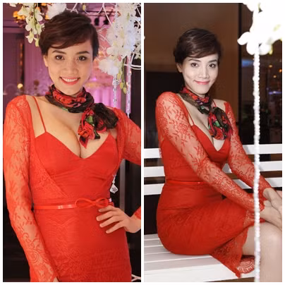 Trang Nhung luôn biết cách dùng trang phục để 'khéo khoe' vòng 1 gợi cảm và quyến rũ của mình. Trang Nhung luôn biết cách dùng trang phục để 'khéo khoe' vòng 1 gợi cảm và quyến rũ của mình.