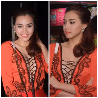 Vì thế, Trang Nhung thường xuyên diện những trang phục để 'lấp ló' vòng 1 của mình một cách rất táo bạo và khiêu khích. Vì thế, Trang Nhung thường xuyên diện những trang phục để 'lấp ló' vòng 1 của mình một cách rất táo bạo và khiêu khích.