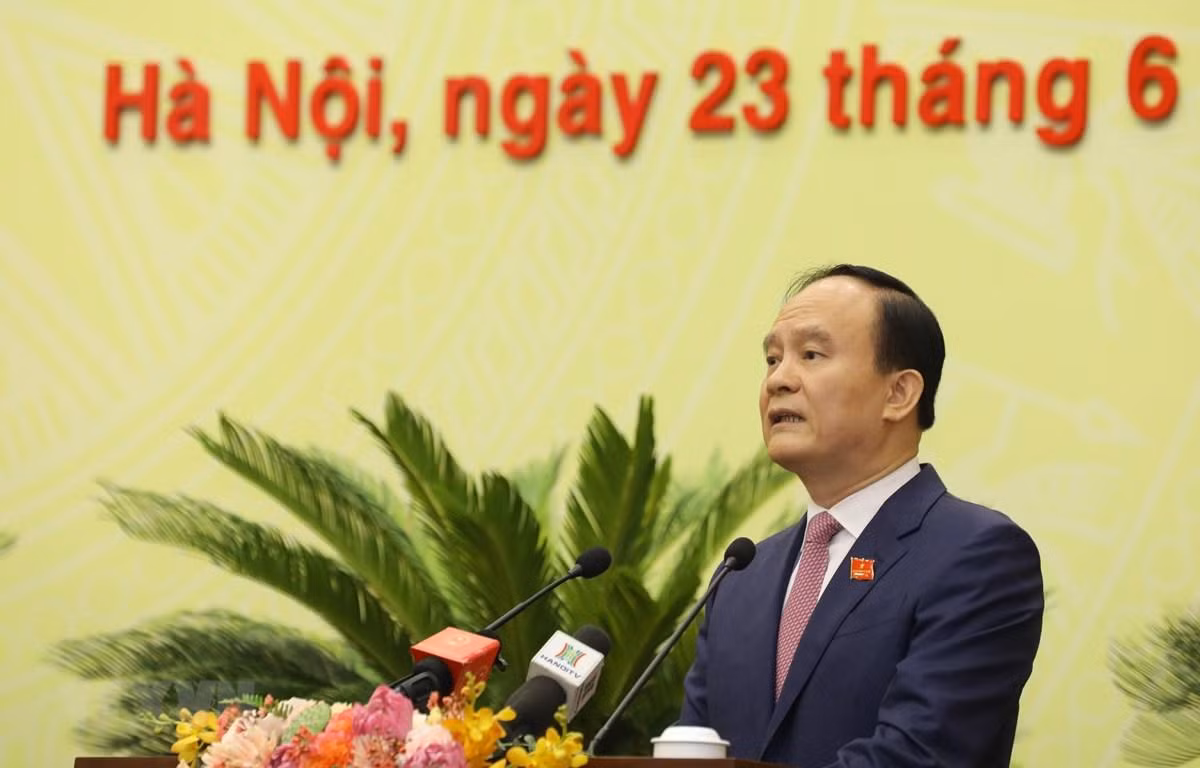Ông Nguyễn Ngọc Tuấn, Phó Bí thư Thành ủy, Chủ tịch Hội đồng Nhân dân thành phố Hà Nội khóa XV.