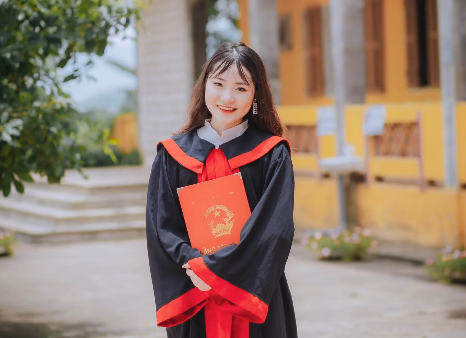 Nguyễn Thanh Thảo, thủ khoa đầu vào ngành Quan hệ công chúng, Trường Đại học Khoa học, Xã hội và Nhân văn, Đại học Quốc gia Hà Nội với số điểm 28,5 khối C. (Ảnh NVCC)
