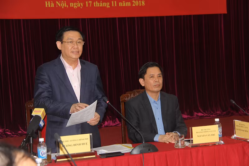 Phó Thủ tướng Vương Đình Huệ phát biểu tại buổi làm việc. Ảnh: VGP/Thành Chung