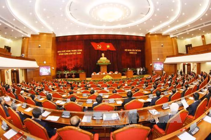 Toàn cảnh bế mạc Hội nghị lần thứ sáu Ban Chấp hành Trung ương Đảng khóa XII. Ảnh: Phương Hoa/TTXVN Toàn cảnh bế mạc Hội nghị lần thứ sáu Ban Chấp hành Trung ương Đảng khóa XII. Ảnh: Phương Hoa/TTXVN