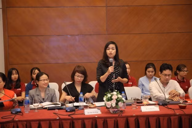 Bà Vũ My Lan nhấn mạnh về triết lý giáo dục và sứ mệnh Tập đoàn Egroup đặt ra cho CMS Edu Việt Nam