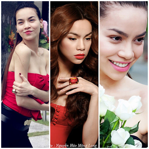 Đứng đầu danh sách này phải kể đến Hồ Ngọc Hà. Ngay từ những ngày đầu chạm ngõ showbiz, nữ ca sĩ đã tạo được ấn tượng đẹp nhờ cặp chân mày dày có độ dài lý tưởng, phần đuôi xếch cao đầy cá tính và mạnh mẽ. Cô luôn biết tạo điểm nhấn bằng một chút mascara ở phần chân ngài, giúp bà mẹ một con quyến rũ hơn bất kỳ mỹ nhân nào.