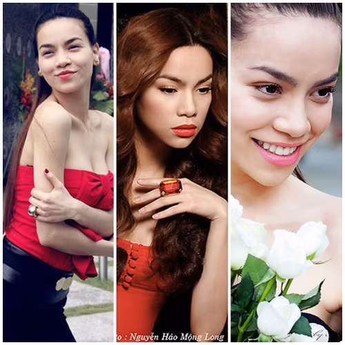 Đứng đầu danh sách này phải kể đến Hồ Ngọc Hà. Ngay từ những ngày đầu chạm ngõ showbiz, nữ ca sĩ đã tạo được ấn tượng đẹp nhờ cặp chân mày dày có độ dài lý tưởng, phần đuôi xếch cao đầy cá tính và mạnh mẽ. Cô luôn biết tạo điểm nhấn bằng một chút mascara ở phần chân ngài, giúp bà mẹ một con quyến rũ hơn bất kỳ mỹ nhân nào.