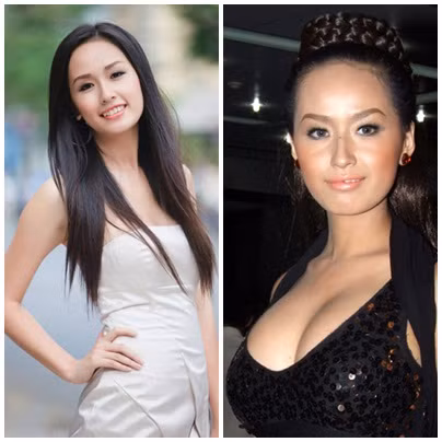 Và gần đây, Mai Phương Thúy lại trở về với bộ ngực gần như 'nguyên bản' của mình