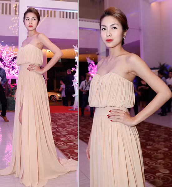 Xuất hiện trong lễ trao giải 'Ngôi sao của năm', nét mặt Tăng Thanh Hà cũng khá mỏi mệt