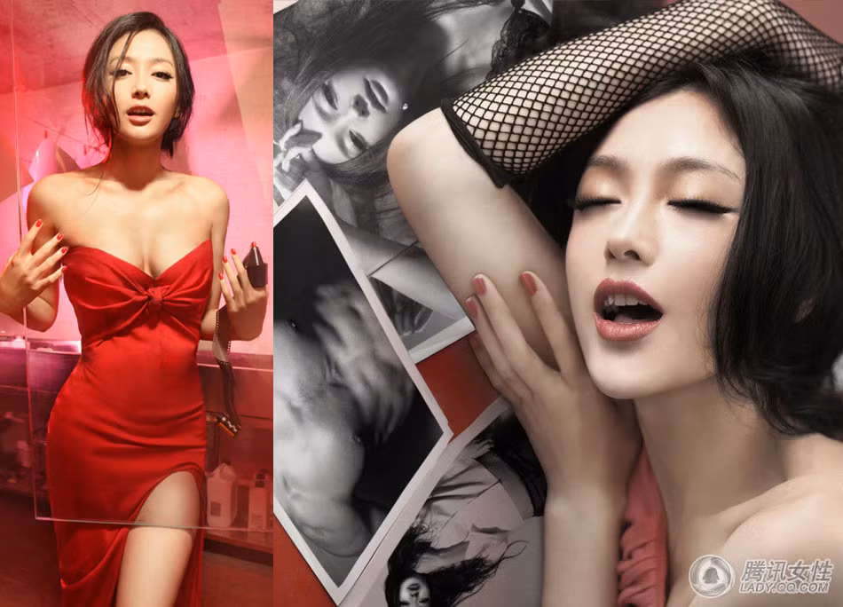 Không phải là người đẹp theo phong cách đáng yêu, Tần Lam luôn chinh phục mọi người bởi hình ảnh một cô gái quyến rũ.