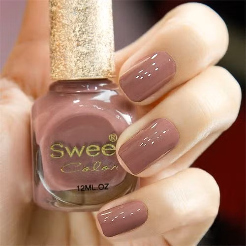 Màu cà phê. Xem thêm: Nail xinh, điệu cho bạn gái / Bộ sưu tập váy xinh chào hè 2012.