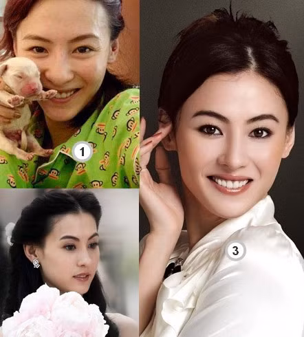 Mang trong mình ¼ dòng máu Anh người đẹp Hồng Kông Trương Bá Chi sở hữu vẻ đẹp thánh thiện khiến báo chí không thể không nhắc đến cô. Tuy nhiên thiếu màu son phấn thì các nếp chân chim với làn da khá yếu đã "vạch trần bộ mặt thật" của người đẹp.