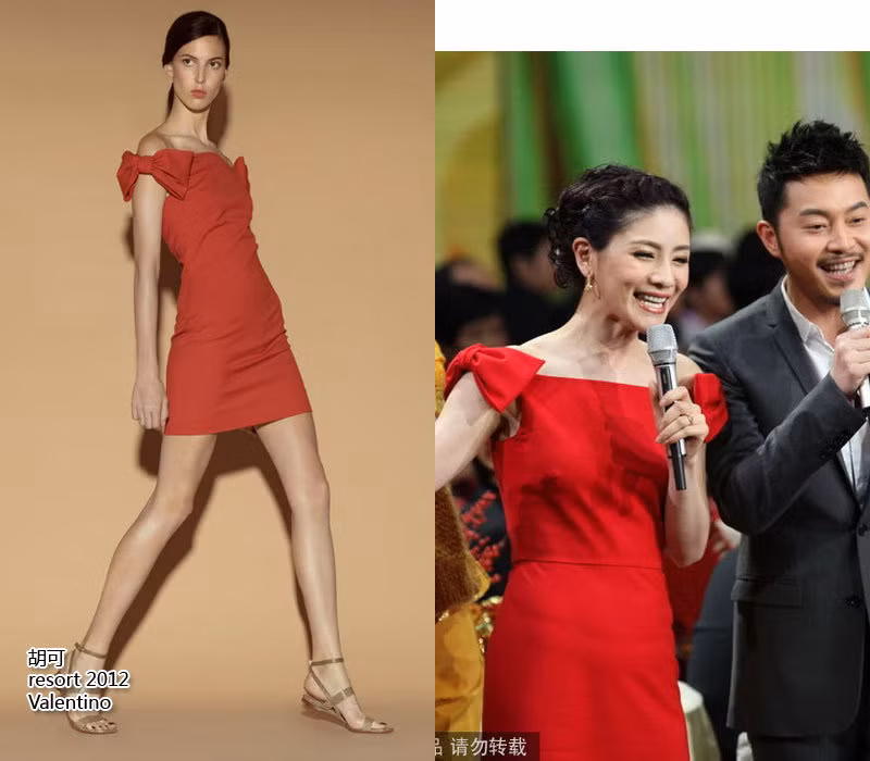 Nữ diễn viên Hồ Khả sau khi sinh con đã nhanh chóng lấy lại được dáng người chuẩn và khá tự tin trong bộ trang phục hàng hiệu của Valentino. Xem thêm: Sao Hàn/ Sao Hoa ngữ/ Sao Hollywood/ Sao Việt