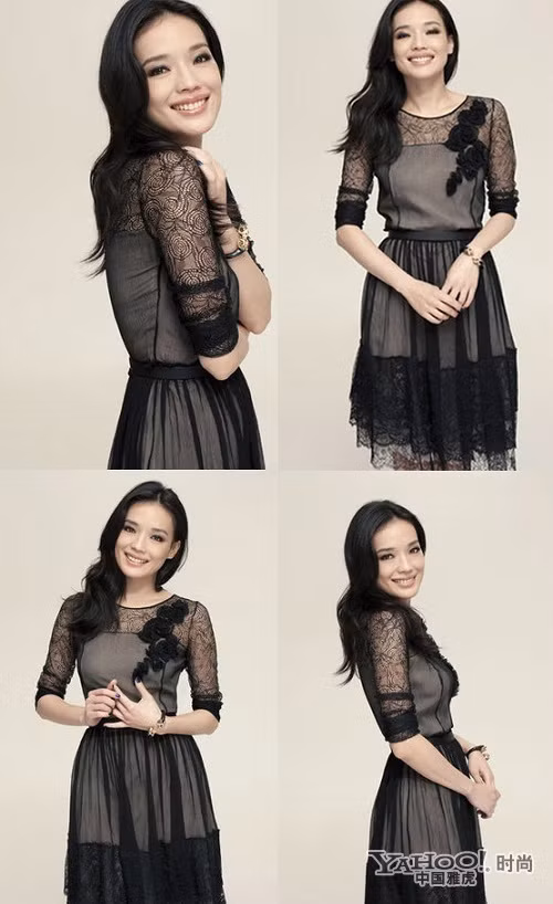 Thanh thuần nhưng vẫn đầy sức cuốn hút với váy đen mềm mỏng như phong cách của Thư Kỳ.