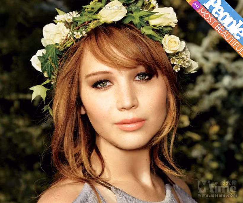 No.12 Jennifer Lawrence là một trong những cái tên nổi nhất Hollywood hiện nay. Nữ diễn viên 21 tuổi được đề cử tại lễ trao giải Oscar 2011 với vai chính trong phim "Xương trắng".