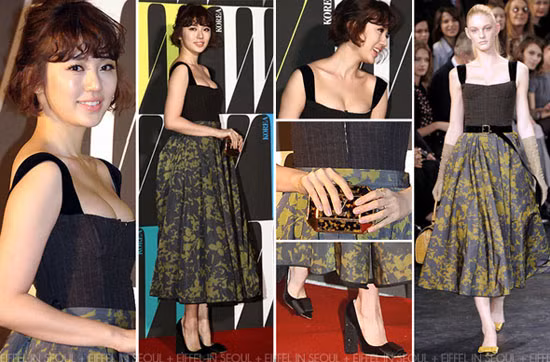 Cô nàng sành điệu Yoon Eun Hye xuất hiện tại sự kiện từ thiện chống ung thư vú với vòng 1 đầy đặn dưới lớp áo bó sát, váy hiệu Louis Vuitton, kèm theo ví Minaudière Bijou. Cô nàng sành điệu Yoon Eun Hye xuất hiện tại sự kiện từ thiện chống ung thư vú với vòng 1 đầy đặn dưới lớp áo bó sát, váy hiệu Louis Vuitton, kèm theo ví Minaudière Bijou.
