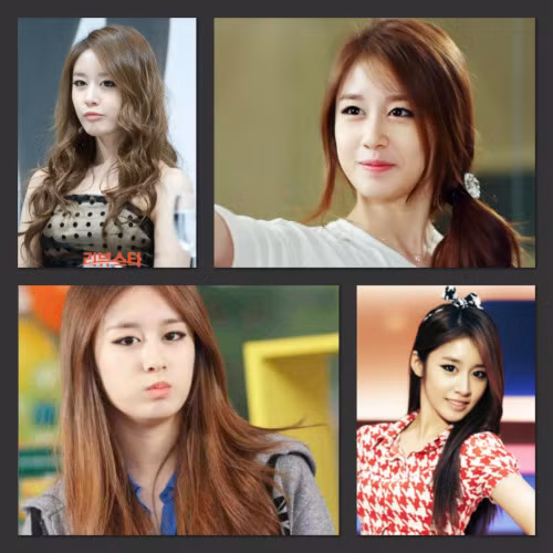 Ji Yeon biến hóa từ gợi cảm với tóc xoăn, dễ thương với tóc buộc lệch và nữ tính với mái tóc suôn dài.
