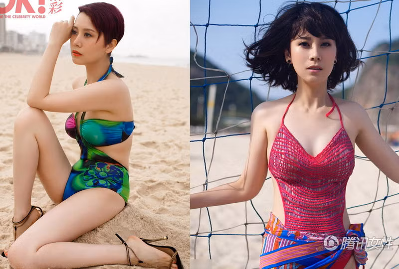 Thả dáng trên bãi biển, Hải Thanh hoàn toàn biến thành cô gái 18 tuổi chữ không phải đã ở độ tuổi 30. Thả dáng trên bãi biển, Hải Thanh hoàn toàn biến thành cô gái 18 tuổi chữ không phải đã ở độ tuổi 30.