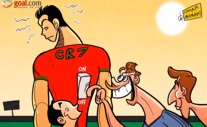 Pique tắt công tắc của cỗ máy Ronaldo.