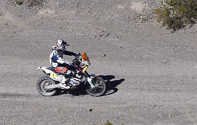Mùa giải 2012, Dakar Rally được tổ chức ở 3 quốc gia Nam Mỹ. 6 chặng đầu tiên tổ chức ở Argentina, 5 chặng tiếp sau thuộc Chile và 3 chặng cuối diễn ra ở Peru. Chặng đua cuối được tổ chức vào ngày 15/1, nối từ thành phố Pisco tới thủ đô Lima của Peru.