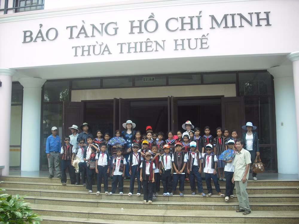 Cô Hiệp cho rằng những chuyến đi thực tế học tập trải nghiệm tại bảo tàng là cách giúp học sinh nhận thức đúng về giá trị của việc học (ảnh do nhân vật cung cấp).