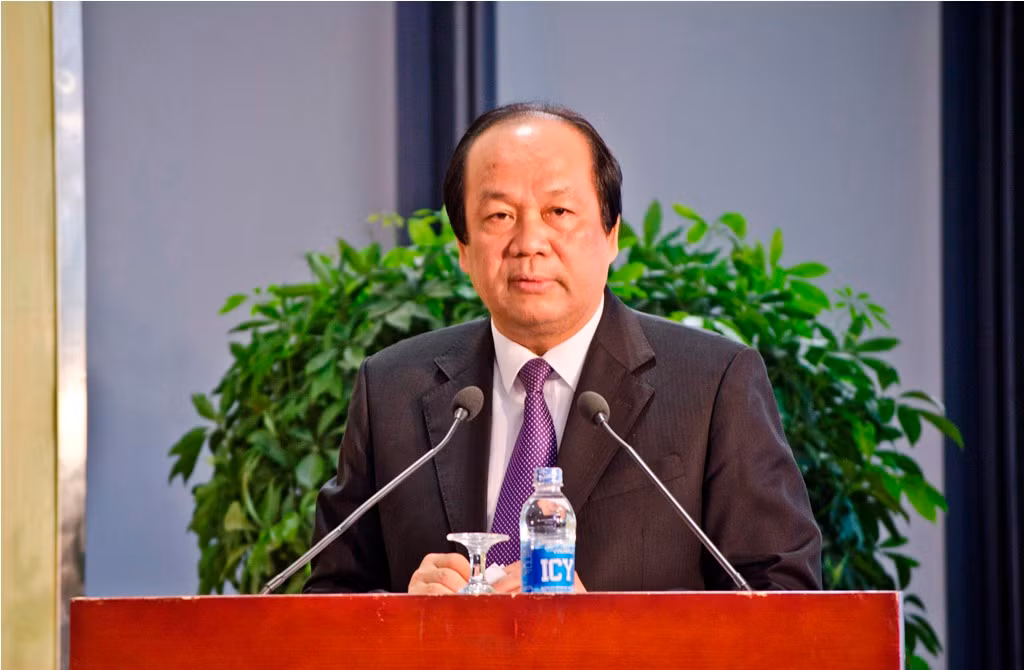 Bộ trưởng Mai Tiến Dũng thông tin tại buổi họp báo - ảnh: H.Lực Bộ trưởng Mai Tiến Dũng thông tin tại buổi họp báo - ảnh: H.Lực