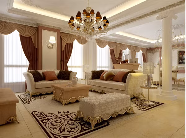 Thiết kế mái tòa nhà mô phỏng các ngôi đền Hy Lạp với các thức cột đơn giản và vững chắc, biểu trưng cho một vẻ đẹp trong sáng, khoẻ mạnh và tinh tế. Trái lại, kiến trúc vòm cuốn trên các ô cửa ở phần chân đế lại làm giảm bớt tính nặng nề của các cột trụ, mang tới sự tự do và thoáng đãng, tạo không gian và nhịp điệu cho tòa nhà.