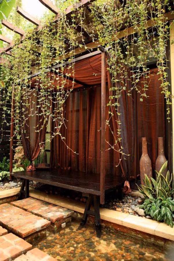 Khuôn viên phía ngoài của spa Nadam (Thủ Đức, TP.HCM).