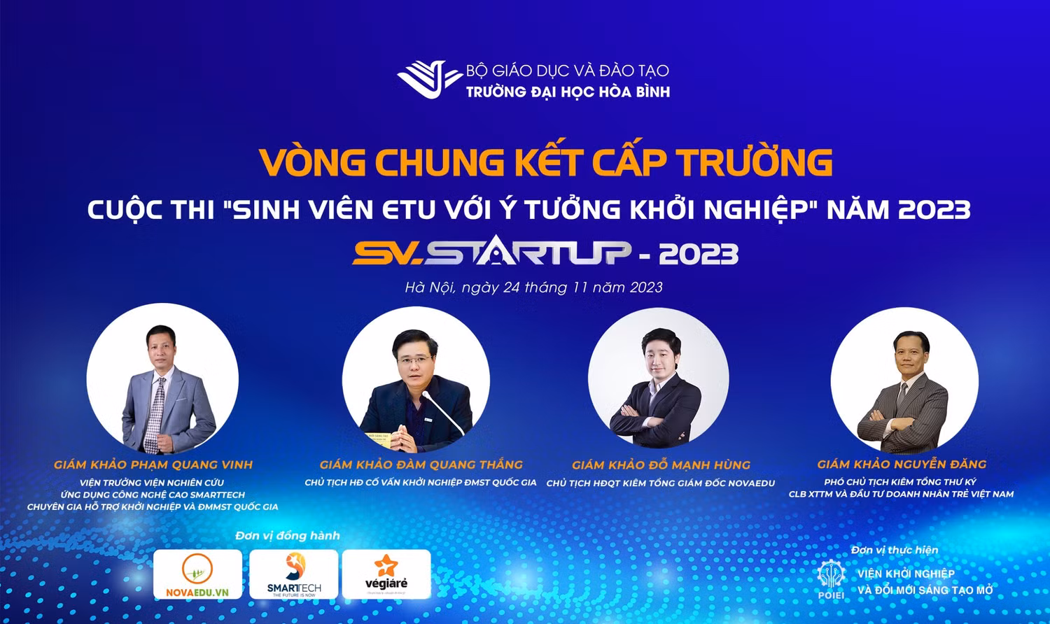 Cuộc thi "Sinh viên ETU với ý tưởng khởi nghiệp" năm 2023.