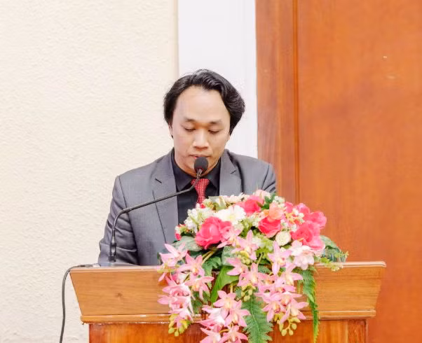 Tiến sĩ Phan Lê Chung - Bí thư Đảng ủy, Chủ tịch Hội đồng trường, Trường Đại học Nghệ thuật (Đại học Huế). Ảnh: NVCC