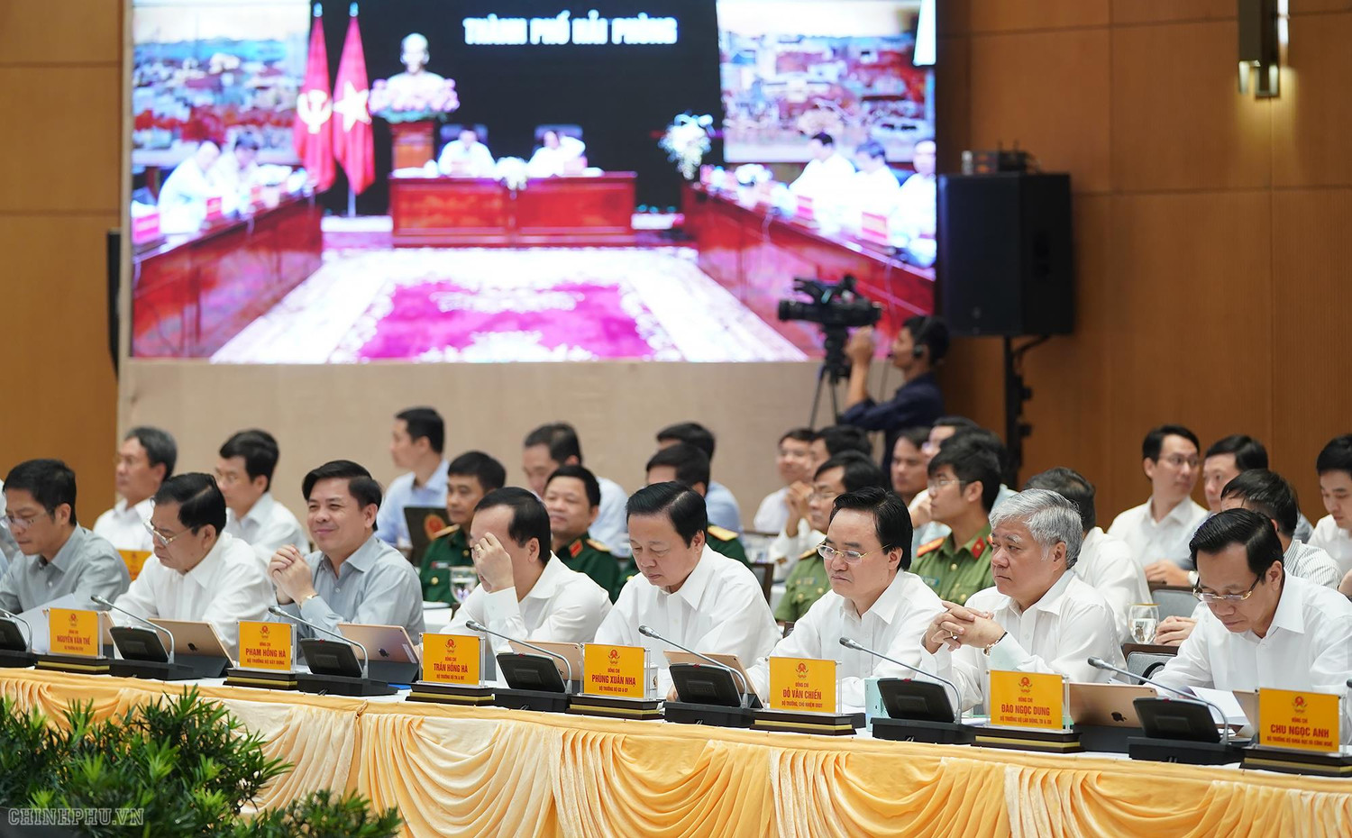 Các đại biểu tham dự Hội nghị. Ảnh: VGP Các đại biểu tham dự Hội nghị. Ảnh: VGP