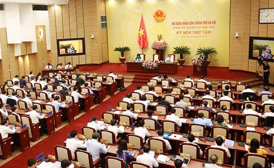 Hôm nay, kỳ họp thứ 9 Hội đồng nhân dân Thành phố Hà Nội khai mạc