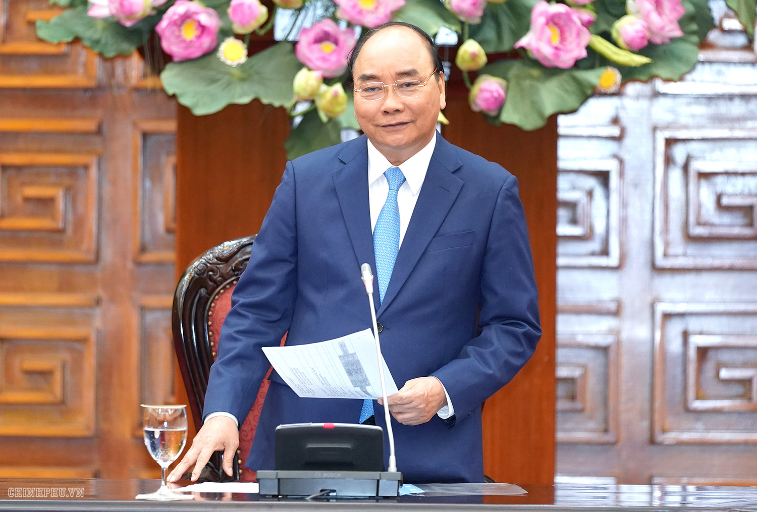 Thủ tướng phát biểu. Ảnh: VGP