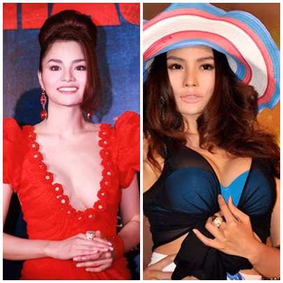 Vun ngực cao lên tận cổ là "mốt" của các mỹ nữ showbiz