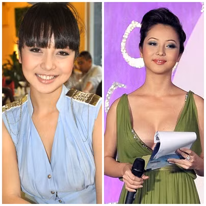 Ngày xưa, dù vòng 1 không được căng tròn như bây giờ, nhưng Jennifer Phạm dễ thương và đáng yêu hơn rất nhiều.