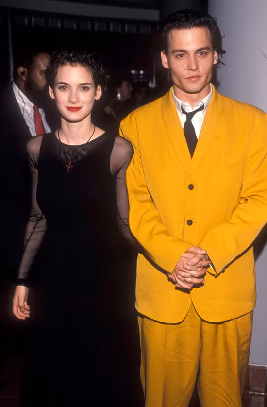 Johnny Depp và Winona Ryder năm 1990