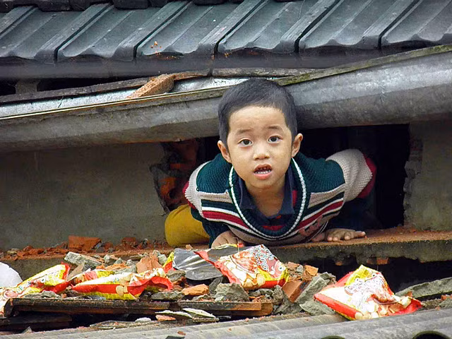 ... và bức tường cũng đều phải dỡ ra làm nơi trú ẩn.