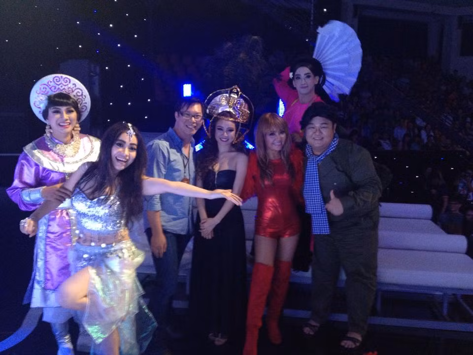 "Gia đình" Gương mặt thân quen: Hoài Lâm, Minh Thuận, Mia, Ngân Quỳnh, Vương Khang, Vy Oanh. Ảnh: NVCC.