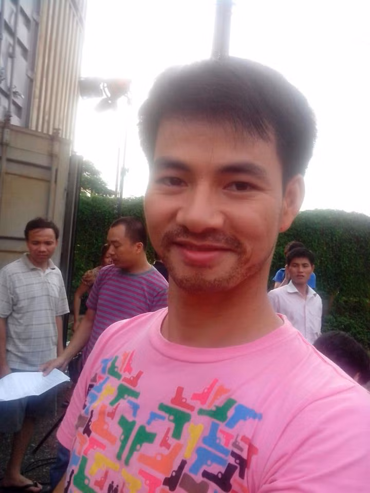 Khi Xuân Bắc để râu.