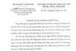 Bộ Giáo dục yêu cầu Bắc Giang kiểm tra công tác bồi dưỡng chức danh giáo viên