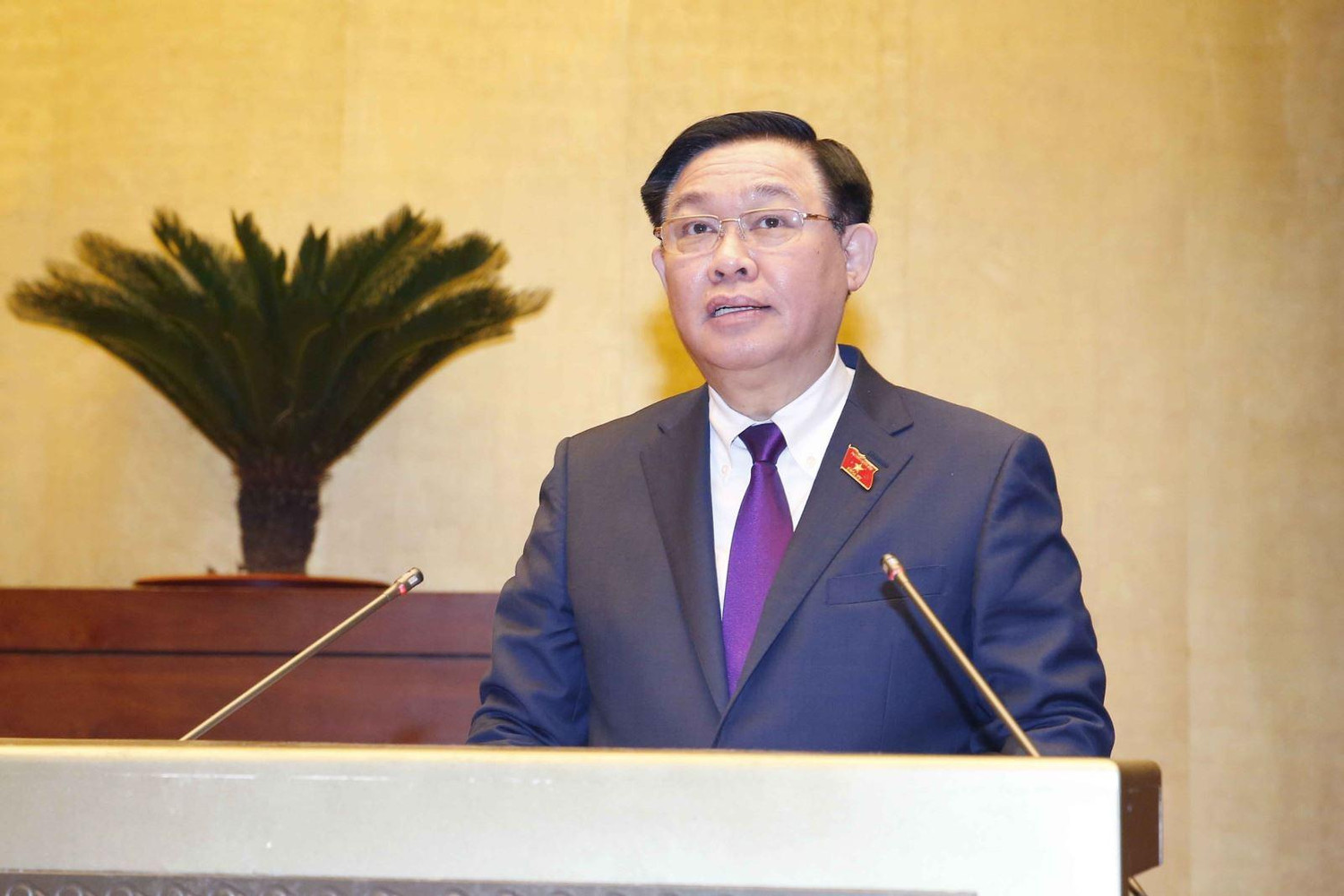 Chủ tịch Quốc hội Vương Đình Huệ phát biểu khai mạc. Ảnh: Doãn Tấn/TTXVN. Chủ tịch Quốc hội Vương Đình Huệ phát biểu khai mạc. Ảnh: Doãn Tấn/TTXVN.