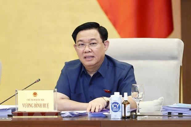 Chủ tịch Quốc hội Vương Đình Huệ phát biểu. (Ảnh: Doãn Tấn/TTXVN) Chủ tịch Quốc hội Vương Đình Huệ phát biểu. (Ảnh: Doãn Tấn/TTXVN)