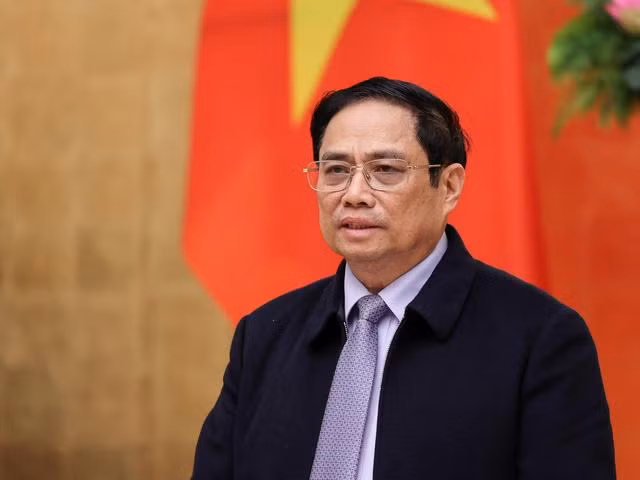 Thủ tướng nhấn mạnh các bộ, ngành, địa phương cần thống nhất quan điểm, nhận thức, tư tưởng chỉ đạo trong phát triển hạ tầng giao thông trên tinh thần đổi mới, đột phá tư duy - Ảnh: VGP/Nhật Bắc