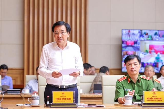 Bộ trưởng, Chủ nhiệm Văn phòng Chính phủ Trần Văn Sơn phát biểu - Ảnh: VGP/Nhật Bắc Bộ trưởng, Chủ nhiệm Văn phòng Chính phủ Trần Văn Sơn phát biểu - Ảnh: VGP/Nhật Bắc