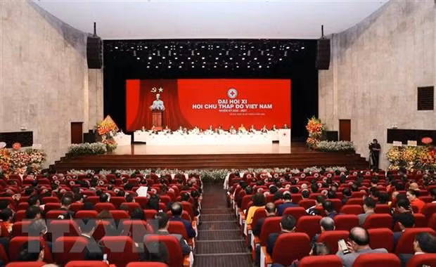 Quang cảnh đại hội. (Ảnh: Thanh Tùng/TTXVN) Quang cảnh đại hội. (Ảnh: Thanh Tùng/TTXVN)