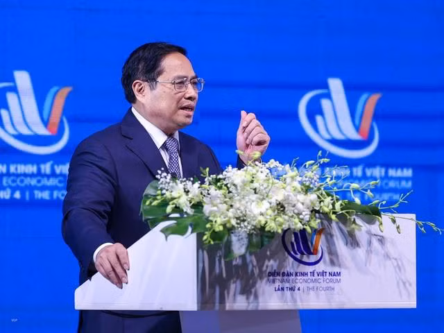 Việt Nam không lựa chọn nền kinh tế đóng, tự tin xây dựng nền kinh tế độc lập, tự chủ và hội nhập sâu rộng, thực chất, hiệu quả. Ảnh VGP/Nhật Bắc Việt Nam không lựa chọn nền kinh tế đóng, tự tin xây dựng nền kinh tế độc lập, tự chủ và hội nhập sâu rộng, thực chất, hiệu quả. Ảnh VGP/Nhật Bắc