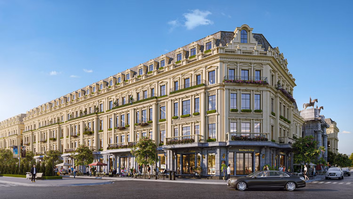 Sunshine Capital Tay Thang Long sẽ mang đến những tuyến phố mua sắm sầm uất đậm chất Âu tại cửa ngõ phía Tây Thủ Đô Sunshine Capital Tay Thang Long sẽ mang đến những tuyến phố mua sắm sầm uất đậm chất Âu tại cửa ngõ phía Tây Thủ Đô